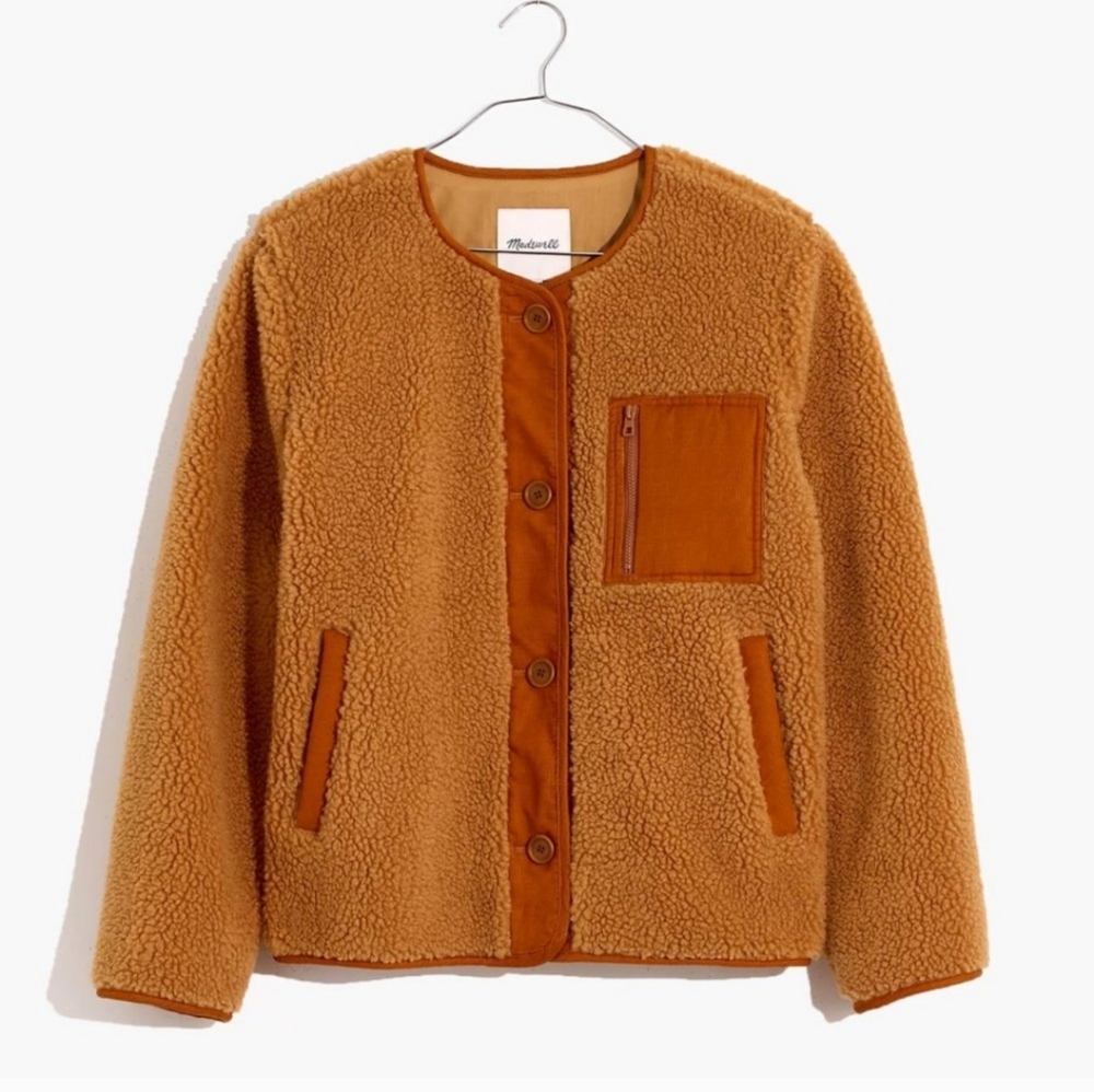 Madewell womens chestnut sherpa